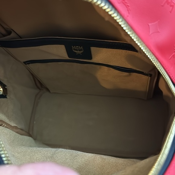 Authentic MCM Backpack Embossed MCM Monogram - Picture 9 of 10